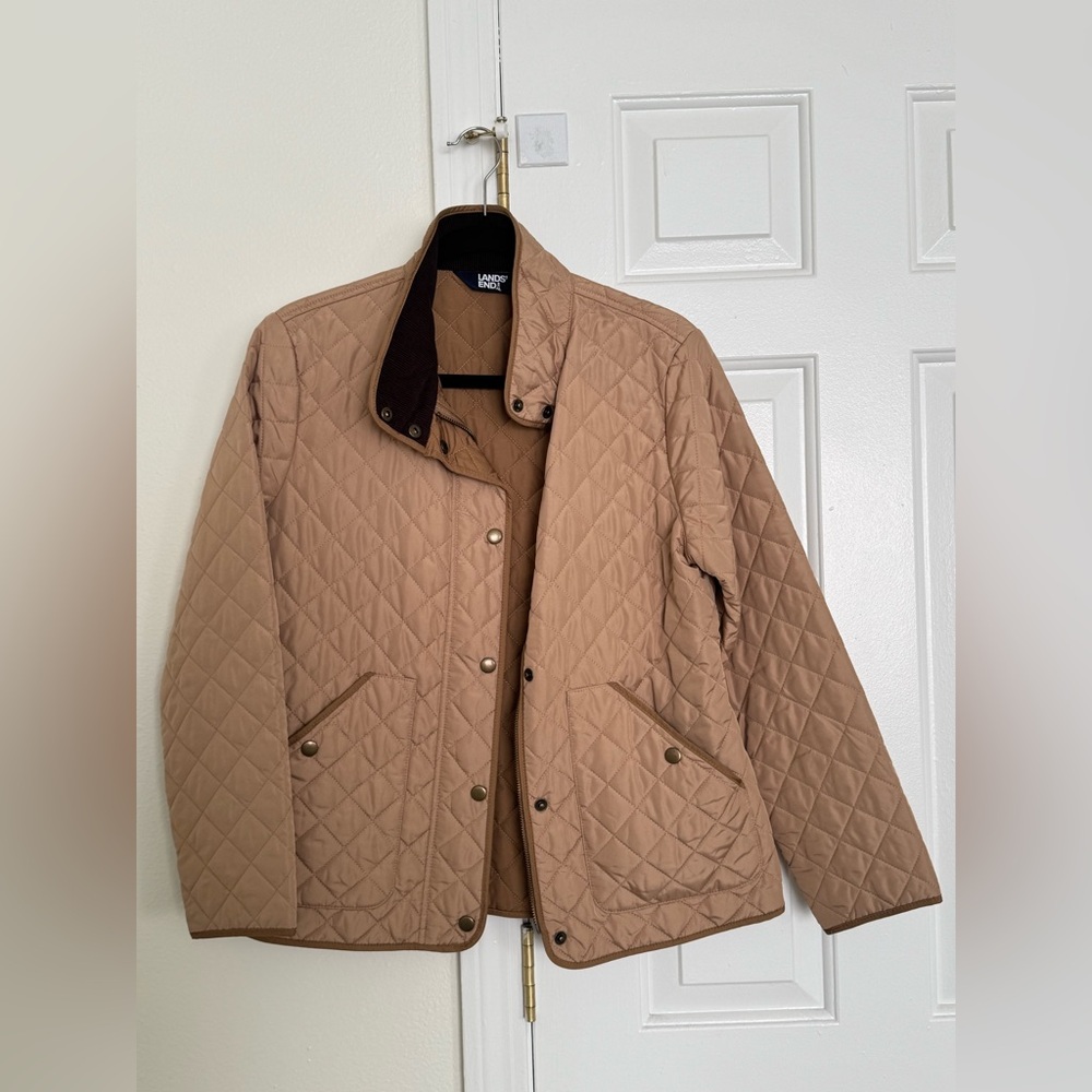 Lands End quilted jacket